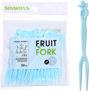 Pack of 20 Fruit Forks – Reusable Mini Dessert & Fruit Picks with Storage Box