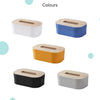Wooden Tissue Box Holder – Premium Wooden Tissue Box Cover for Home, Office & Car Decor