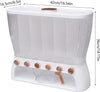 6 Portion 10KG Cereal Dispenser – Large Capacity Dry Food Storage Container with Portion Control