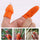 Orange Silicone Thumb Cutter – Finger Knife for Vegetable Harvesting, Fruit Picking & Gardening