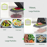 14-in-1 Vegetable Cutter – Multifunction Vegetable Chopper, Mandoline Slicer & Grater with Storage Container