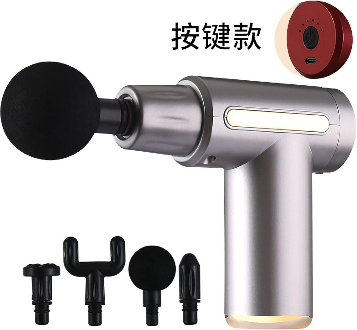 Rechargeable Fascia Massage Gun – Professional Deep Tissue Muscle Massager for Neck, Back, Shoulders & Body