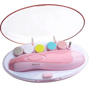 Baby Nail Trimmer – Cell Operated Electric Nail File & Safe Nail Grooming Kit for Newborns & Babies