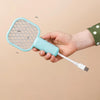 USB Rechargeable Mosquito Swatter Trap – Portable Electric Insect Racket with Mosquito Killer Light (Box Packing)