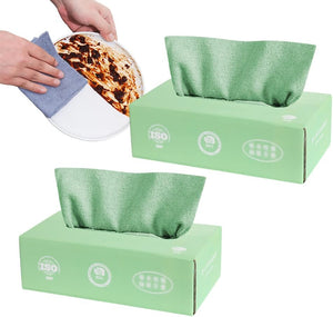 Microfiber Cleaning Wipes – Pack of 20 Reusable Soft Cleaning Cloths for Kitchen, Car, Glass, Electronics & Home
