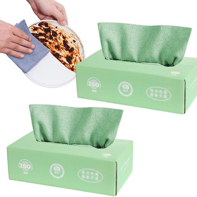 Microfiber Cleaning Wipes – Pack of 20 Reusable Soft Cleaning Cloths for Kitchen, Car, Glass, Electronics & Home