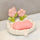 Flower Soap Dish – Self-Draining Leaf Soap Holder with Suction Cup for Bathroom & Kitchen Sink