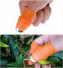 Orange Silicone Thumb Cutter – Finger Knife for Vegetable Harvesting, Fruit Picking & Gardening
