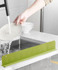 15 Inch Silicone Sink Splash Guard – Kitchen Sink Faucet Splash Guard with Drain Mat & Drying Pad