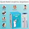 Portable Mesh Nebulizer for Kids & Adults – Rechargeable Silent Handheld Nebulizer Machine for Home & Travel