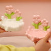 Flower Soap Dish – Self-Draining Leaf Soap Holder with Suction Cup for Bathroom & Kitchen Sink
