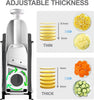 Adjustable Mandoline Slicer – Multi-Function Vegetable & Fruit Cutter with Adjustable Thickness, Julienne & Slicing Blades