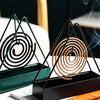 Anti-Scald Mosquito Coil Holder with Tray – Creative Wrought Iron Triangular Mosquito Coil Incense Rack