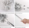 Foldable Cleaning Grey Duster – Extendable Microfiber Dust Cleaner for Ceiling Fan, Furniture, Blinds & Home Cleaning