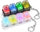 4-in-1 Keyboard Fidget Toy for Adults – Keyboard Clicker Keychain with LED Light & Sound for Stress & Anxiety Relief