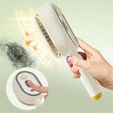 Electric Spray Air Cushion Comb for Women – Rechargeable Mist Hair Brush with Vibration & Red Light