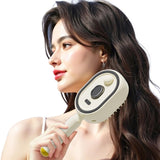 Electric Spray Air Cushion Comb for Women – Rechargeable Mist Hair Brush with Vibration & Red Light
