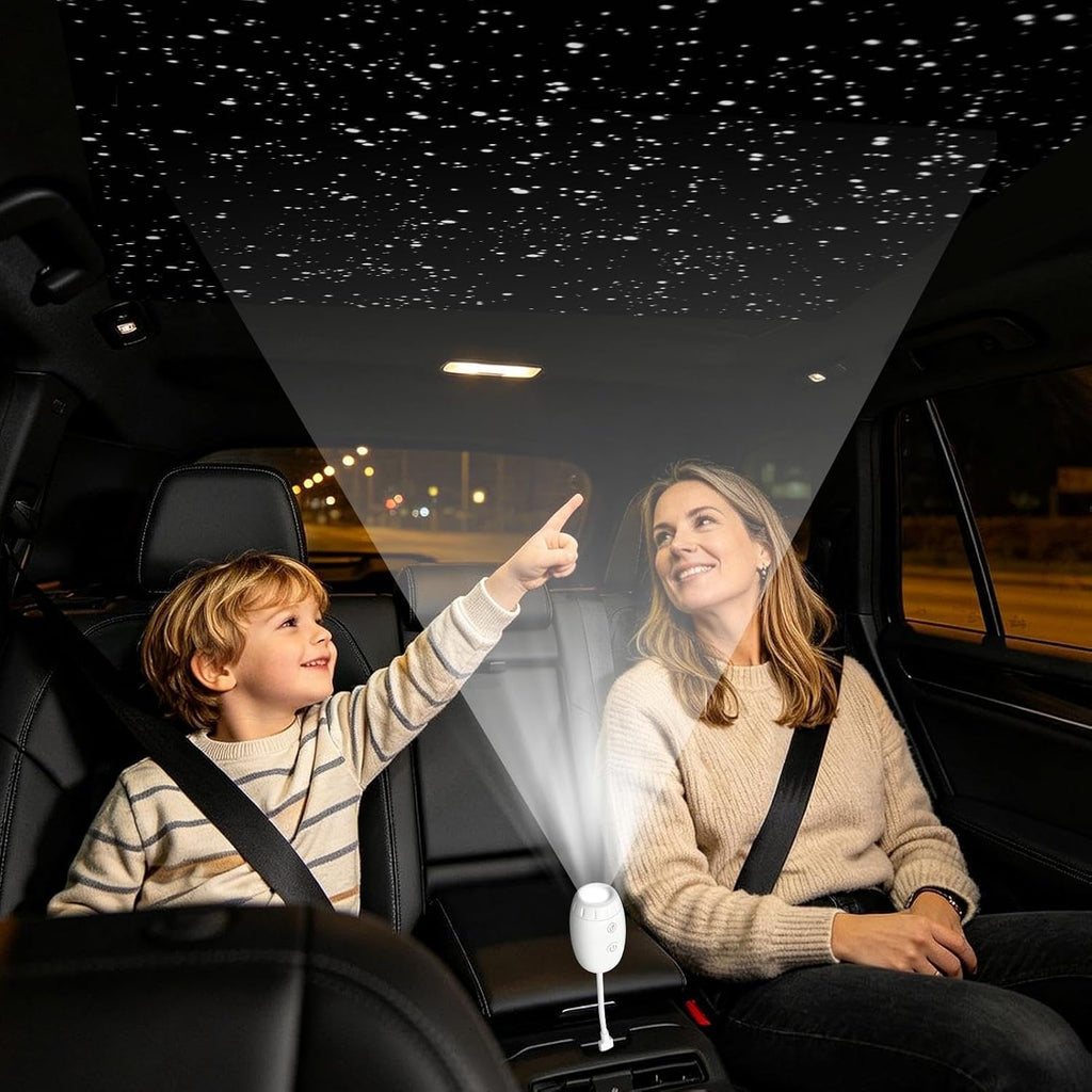 USB Galaxy Projector – LED Starry Sky & Nebula Night Light for Bedroom, Car, Gaming Room & Home Decor