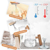 Self Stirring Mug 400ml – Automatic Mixing Borosilicate Glass Coffee Cup with One-Touch Stirring