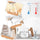 Self Stirring Mug 400ml – Automatic Mixing Borosilicate Glass Coffee Cup with One-Touch Stirring