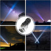 Mini Portable Outdoor LED Flashlight – High Lumens Three-Eyed USB Rechargeable Torch for Camping, Hiking & Emergency