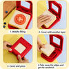 Square Sandwich Cutter – DIY Bread Sandwich Cutter & Sealer for Kids Lunch Box, Toast & Snacks