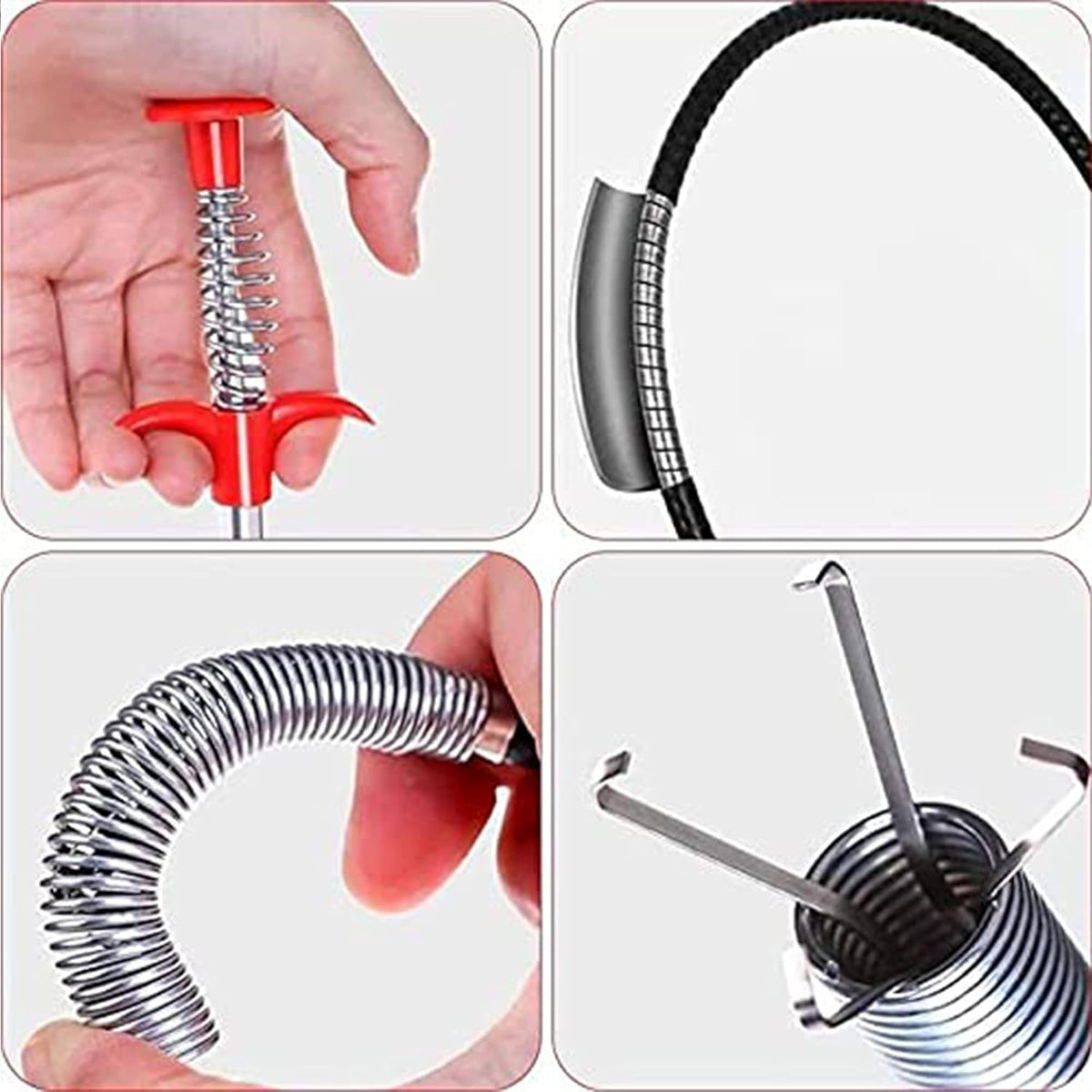 Sink Wire Drain Catcher – Stainless Steel Kitchen Sink Strainer for Hair & Food Waste Filter