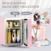 4L Vanity Mirror LED Portable Mini Fridge – Makeup & Skincare Refrigerator with LED Mirror for Bedroom, Office & Car