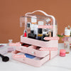 Acrylic Double-Sided Cosmetic Organizer – Transparent Makeup Storage Box for Lipstick, Skincare & Beauty Essentials