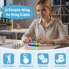 4-in-1 Keyboard Fidget Toy for Adults – Keyboard Clicker Keychain with LED Light & Sound for Stress & Anxiety Relief