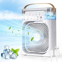 Humidifier Mist Fan – 10 Inch Jumbo Plug & Play Portable Cooling Fan with Mist Spray