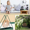Anti-Scald Mosquito Coil Holder with Tray – Creative Wrought Iron Triangular Mosquito Coil Incense Rack