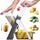 Adjustable Mandoline Slicer – Multi-Function Vegetable & Fruit Cutter with Adjustable Thickness, Julienne & Slicing Blades