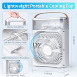 Humidifier Mist Fan – 10 Inch Jumbo Plug & Play Portable Cooling Fan with Mist Spray