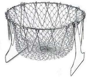 Stainless Steel Frying Basket – Multipurpose Deep Fry Basket with Handle for French Fries, Chicken, Fish & Snacks