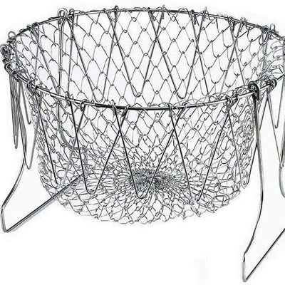 Stainless Steel Frying Basket – Multipurpose Deep Fry Basket with Handle for French Fries, Chicken, Fish & Snacks