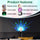Rechargeable Peacock Projection Lamp – USB LED Sunset Projector Mood Light with Multi-Color Ambient Lighting