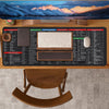 Shortcut Mouse Pad – Keyboard Shortcut Desk Mat for Windows, Office, Study & Gaming