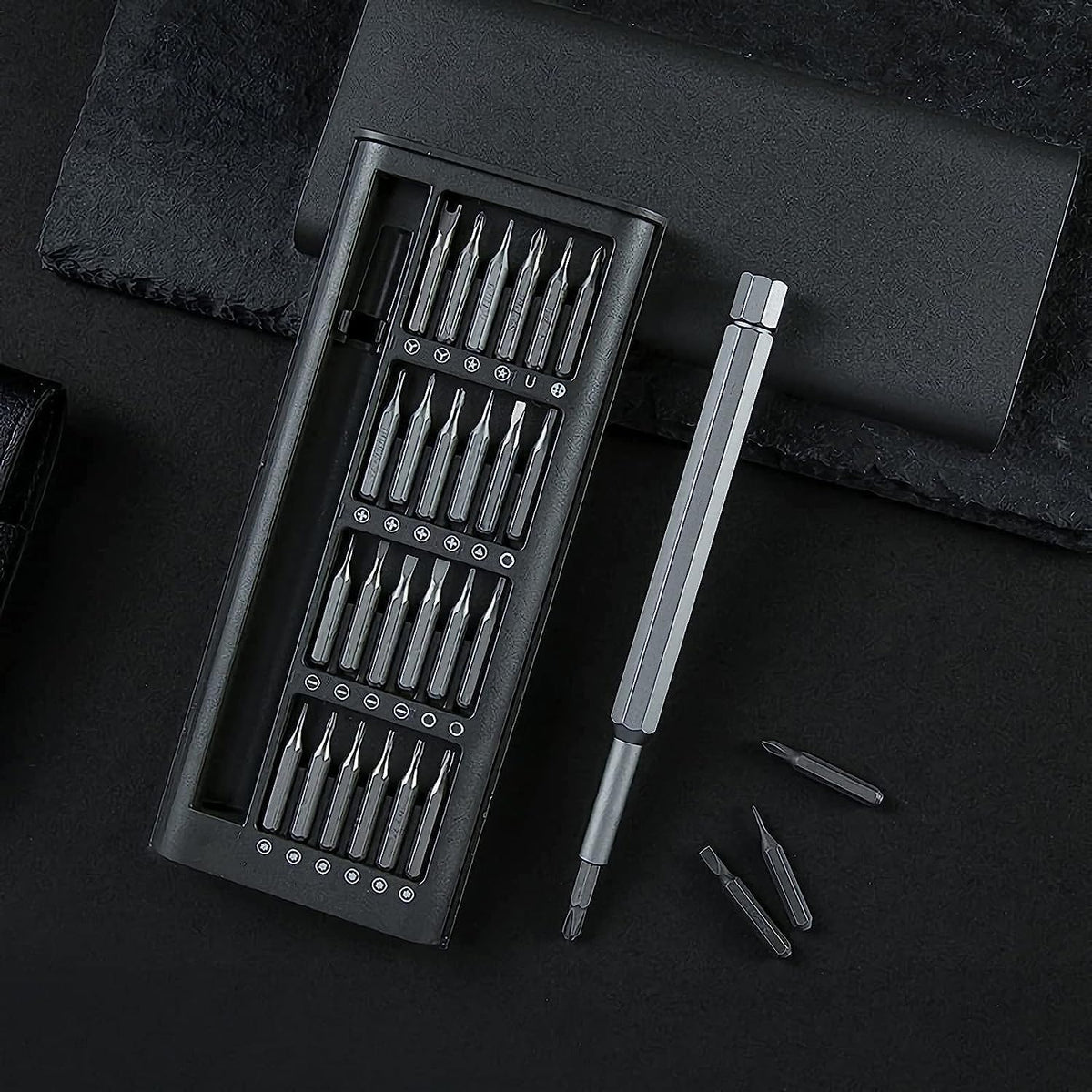 24-in-1 Portable Screwdriver Set with Storage Box