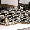 Pack of 24 Self-Adhesive Mosaic Tile Stickers – Waterproof Peel & Stick Wall & Kitchen Décor (7.5 × 4.5 Inch)