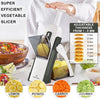 Adjustable Mandoline Slicer – Multi-Function Vegetable & Fruit Cutter with Adjustable Thickness, Julienne & Slicing Blades