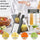 Adjustable Mandoline Slicer – Multi-Function Vegetable & Fruit Cutter with Adjustable Thickness, Julienne & Slicing Blades
