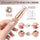 2-in-1 Flawless Facial Hair Remover & Eyebrow Trimmer | USB Rechargeable, Painless & Portable | White