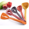 5 Pcs Colorful Kitchen Spoon Set – Heat Resistant Non-Stick Silicone Cooking Utensils (Original China)