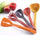 5 Pcs Colorful Kitchen Spoon Set – Heat Resistant Non-Stick Silicone Cooking Utensils (Original China)