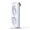 Rechargeable Double Cooling Mist Fan – Jumbo Size Portable USB Cooling Fan with Water Mist Spray (A Quality)