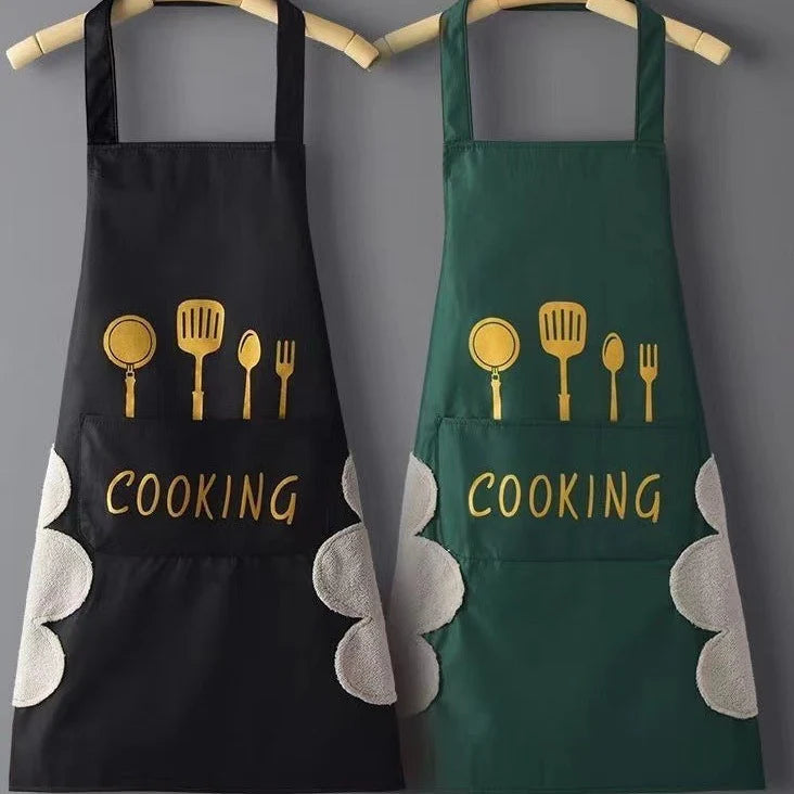 Unisex Sleeveless Waterproof Apron – Oilproof Easy Wipe Kitchen Apron for Cooking, Cleaning & Household Tasks