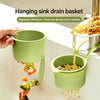 2-in-1 Sink Drain Basket Faucet Hanging – Kitchen Sponge Holder, Drain Basket & Faucet Organizer