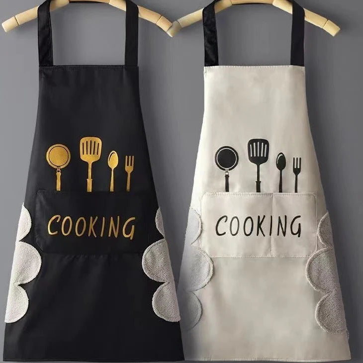 Unisex Sleeveless Waterproof Apron – Oilproof Easy Wipe Kitchen Apron for Cooking, Cleaning & Household Tasks
