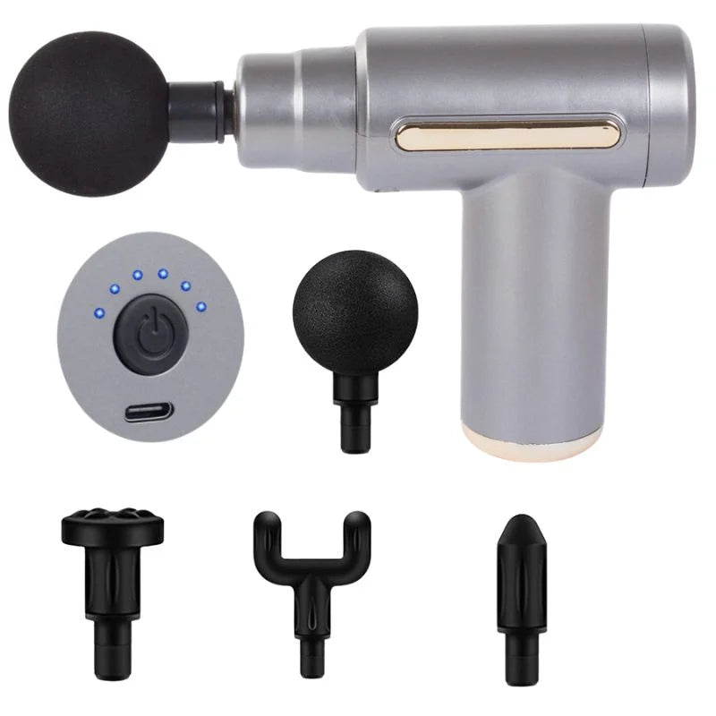 Rechargeable Fascia Massage Gun – Professional Deep Tissue Muscle Massager for Neck, Back, Shoulders & Body
